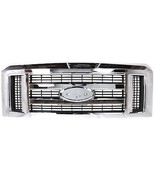 Grille Assembly For 2008-2021 Ford E-350 2008-2014 E-250 E-150 Chrome Gray - $612.43