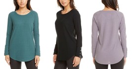 Chaser Women&#39;s Thermal Waffle Long Sleeve Top - £11.80 GBP