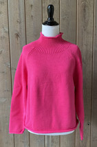 J Crew S Women&#39;s Cotton-blend Rollneck Sweater Pullover Crew Neck Knit Pink NWT - $49.95