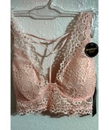 New Luxe Wireless  Lace Bra 36B Light Pink - $251.90 MXN