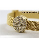 Shine Reflexions Dazzling Elegance Clip Charm 18K gold-plated Sterling S... - $23.59 CAD