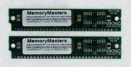 2x4MB 8MB 30pin SIMMs RAM MEMORY non-parity 4x8 for Creative Labs AWE32 *Tested* - £11.78 GBP