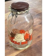 Vintage 1982 Carlton Glass Storage Jar Hog Me Pig  With Cookies 11” T 4.... - $473.86 MXN