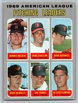 1970 Topps #70 1969 American League Pitching Leaders - £4.74 GBP