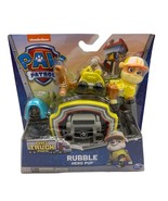 Paw Patrol Rubble Big Truck Pups Hero Pup Figure with Pet Seal 2022 - £11.05 GBP