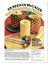 McCall&#39;s Pineapple Prince Fruit Corer Vintage 1976 Full-Page Magazine Ad - £7.77 GBP