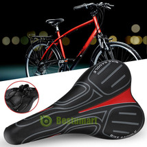 Professional Mtb Bike Saddle Bicycle Seat Soft Gel Breathable Air Cushio... - £25.16 GBP