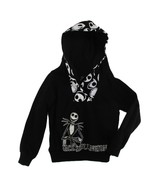 Toddler XS 4 5 DISNEY Jack Skellington Black Hoodie Sweatshirt Nightmare... - $14.83