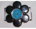 LADIES GENEVA BLUE FLOWER FACE OF WATCH JAPAN MOVT NO BAND - $63.35