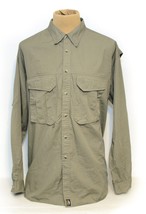 Pacific Trail Vent Green Long Sleeve Button Down 3XDry Shirt Men - Size 2XL - £14.19 GBP