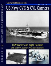 US Navy CVE Escort &amp; CVL Light Carriers films WW2 Korea Training Stories F4F F6F - £14.17 GBP