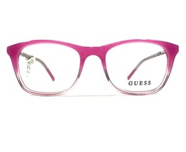 GUESS GU 9164 072 Kids Eyeglasses Frames Pink Clear Square Full Rim 47-16-130 - £37.38 GBP