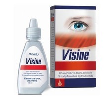Visine Classic 15ml EYE DROPS Red Eyes Redness Irritation Relief  - $24.99