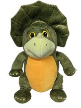 Kohls Cares Three Little Dinosaurs Green Triceratops Stuffed Animal 2017 13&quot; - £15.82 GBP