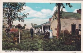 Excelsior Springs Missouri MO The Jesse James Farm Postcard D27 - $2.99