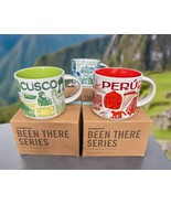 Starbucks Lot of 3 Mugs PERU CUSCO &amp; LIMA Been There Series 14 Oz Cup Ne... - $225.65 CAD