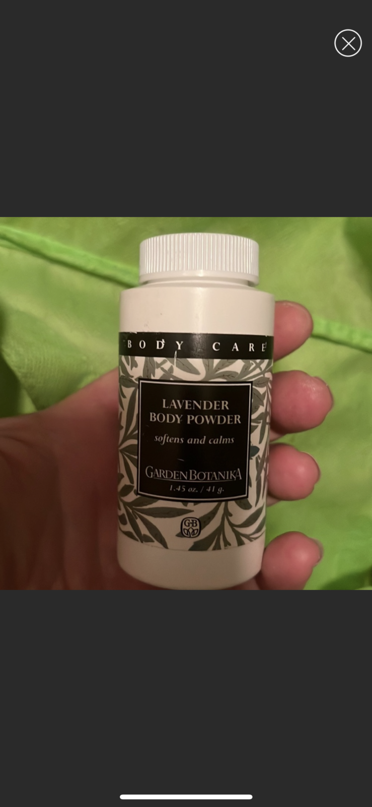 Garden Botanika Lavender Body Powder 1.45 oz 41 g - Rare  - $19.99