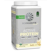 Sunwarrior Organic Active Protein Powder | Vanilla, 2.2 Lbs | Plant Based - $39.27