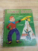 Vtg Little Golden Book  Howdy Doody And The Princess 1952 A Edition - £11.67 GBP