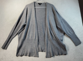 a.n.a Cardigan Sweater Womens Size XL Gray 100% Acrylic Long Sleeve Open Front - £13.10 GBP