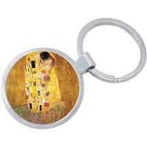 Gustav Klimt The Kiss Keychain - Includes 1.25 Inch Loop for Keys or Backpack - £8.60 GBP