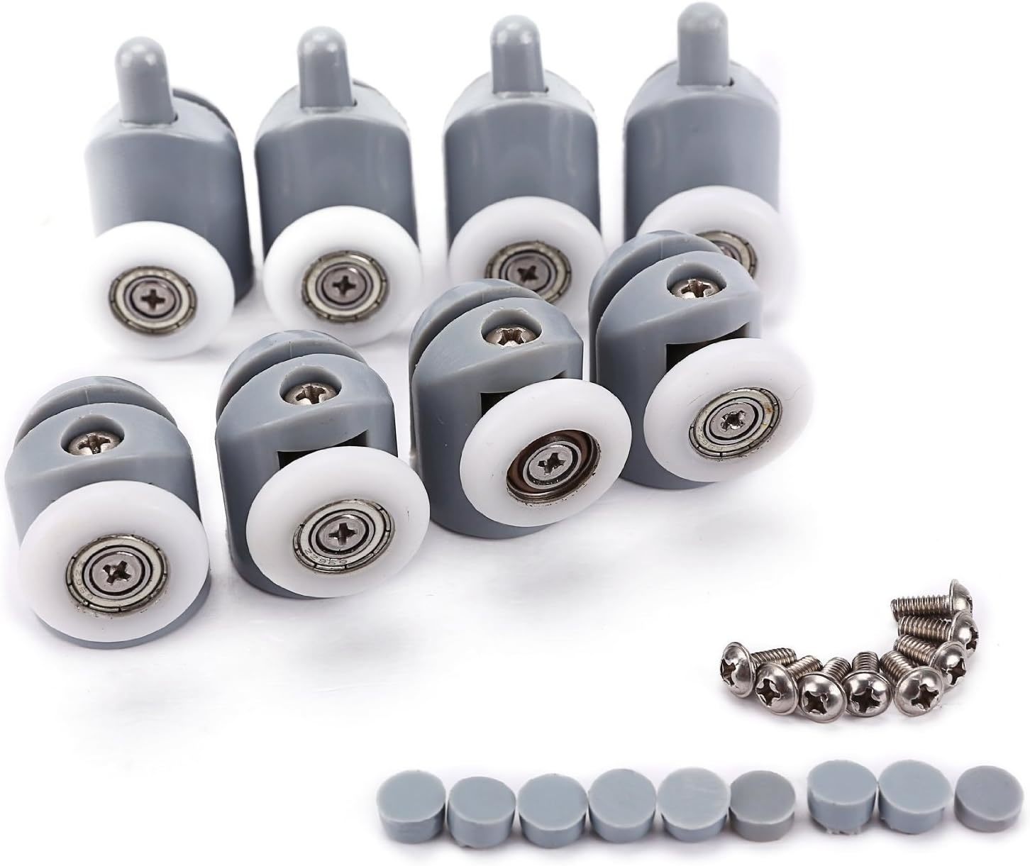 Shower Door Rollers, Lance Home Set Of 8 Single Shower Door Runners, Whe... - $20.68
