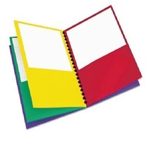 OXFORD Office or Student Brights Twin Pocket 4 Folders, Letter, Assorted... - £10.44 GBP