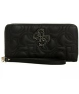 GUESS  Kamryn Zip-Around Black Wallet - $827.03 MXN