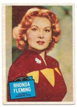 Hit Stars Trading Card #46 Rhonda Fleming Photo Topps 1957 VERY NICE CARD - £18.04 GBP