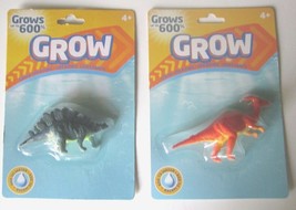 MAGIC GROW 2 DINOSAURS FUN TOYS WATCH THEM GROW UP TO 600% IN WATER! NEW... - £8.68 GBP