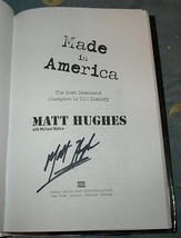 Made In America By Matt Hughes Signed Book 1st edition MMA - £56.47 GBP