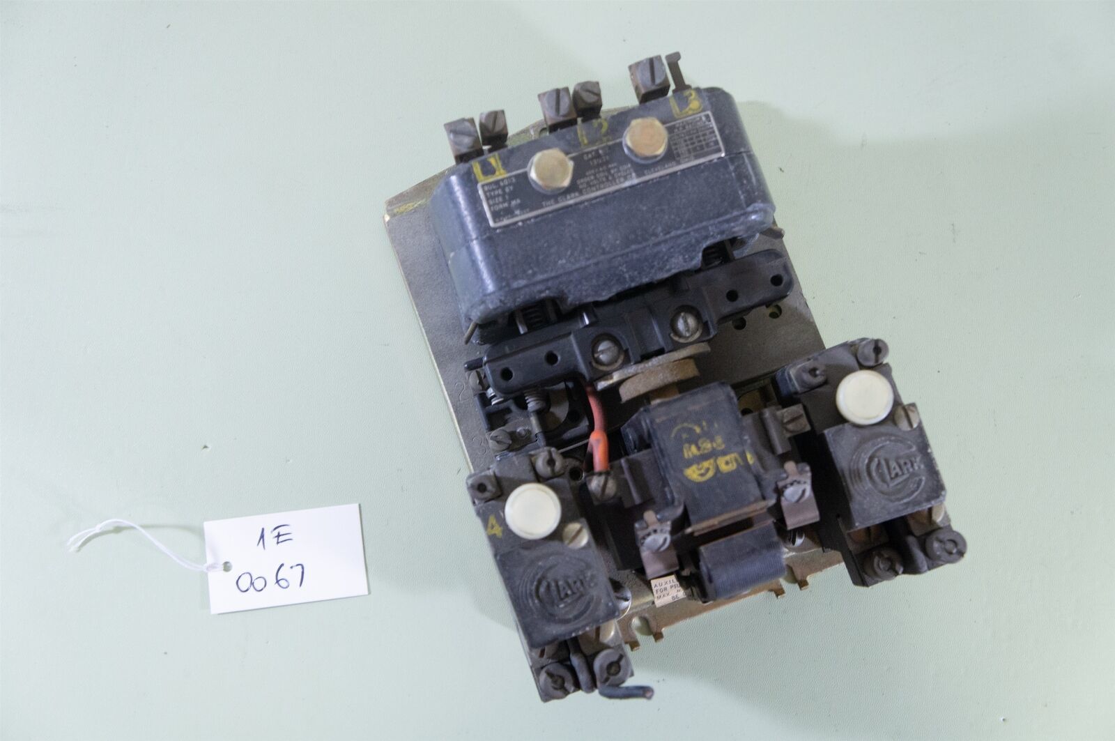 Sylvania Clark 13U31 Contactor Type CY Size 1 + TB-102-1 Coil 110V + 2 H... - $28.77