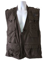 Ex Officio Vest Travel Wear Mesh Fishing Hiking Pockets Outdoors Mens XL - $32.45