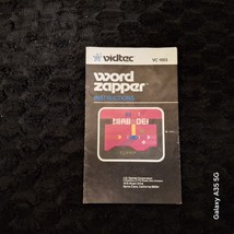 Atari 2600 Word Zapper game manual in great shape  - $7.02 CAD