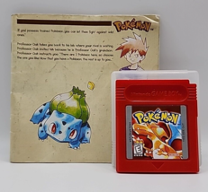 Pokemon Red Version (Nintendo Game Boy, 1996) - Tested w/ Manual &amp; Case - $87.07