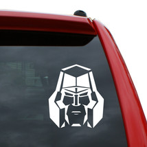 Transformers / Megatron Vinyl Decal | Color: White | 5&quot; tall - $4.99