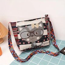 Crossbody Bag Retro Vintage Ethnic Style Shoulder Bag, Embroidered woman&#39;s - $20.00