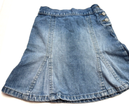 Cherokee Girls Denim Jean Skirt elastic Waist Size S 6/6X - £5.60 GBP