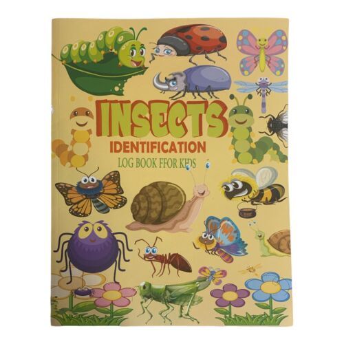 Insects Identification Log Book For Kids Homeschoolers Science Outdoor J... - $13.20