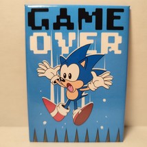 Sonic The Hedgehog Game Over Fridge Magnet Official Sega Collectible - £8.34 GBP