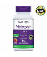 Natrol Melatonin 5mg Fast Dissolve Tablet for Sleeplessness - 250 Strawberry Tab - $13.61