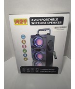 60W (80W Peak) Portable Bluetooth Speaker with Double Subwoofer Heavy Ba... - $62.00 CAD
