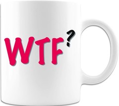 WTF Coffee Mug - White - £15.17 GBP