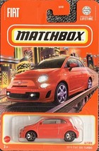 Matchbox 2019 Fiat 500 Turbo ORANGE - $2.96