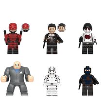 White Tiger Punisher Muse Bullseye Minifigures Daredevil Season 3 Sets - £14.69 GBP