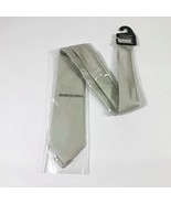 Barcelona Cravatte Silver Gray Tie 59 inches - $238.43 MXN