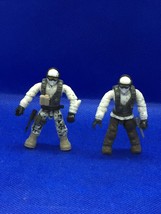 2 Call Of Duty Mega Bloks Construx COD Artic Soldiers Mini Action Figures Bag#11 - $10.52