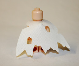MV White Torn cape C  for Minifigure US Shipping Warehouse - $2.70