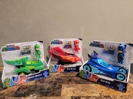 New PJ masks Vehicles and figures Catboy Owlette Gekko lot of 3 New Sealed - £30.89 GBP