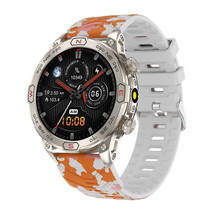 Kc86 Smart Watch Hd Amloed Screen Bluetooth Calling Heart Rate Blood Pressure Bl - £97.17 GBP